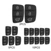 Remote Car Key Shell Case Silicone Remote Car Key Shell Car Remote Key Shell Cover for Hyundai I30 I35 IX20 Solaris Verna