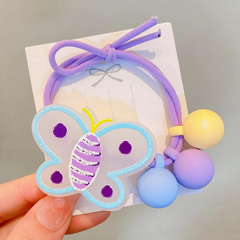 

Набор резинок для волос с героями мультфильмов для детей — нескользящие аксессуары на эластичной резинке с милыми персонажами 10Pcs