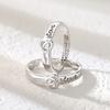 Couple Rings Korean Sleek Simple Style English Live Finger Ring Couple Festival Souvenir Gift Idea RingSimple Finger Ring