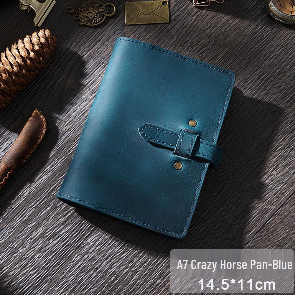 A5/A6 Vintage Cowhide Zippered Planner and Notebook Binder