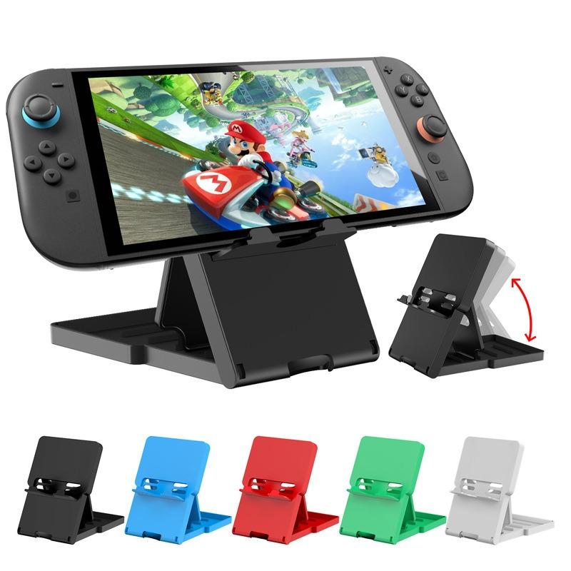 Adjustable Game Console Stand for Nintendo Switch Lite/OLED Bracket Foldable Mobile Phone Desktop Stand Holder Base