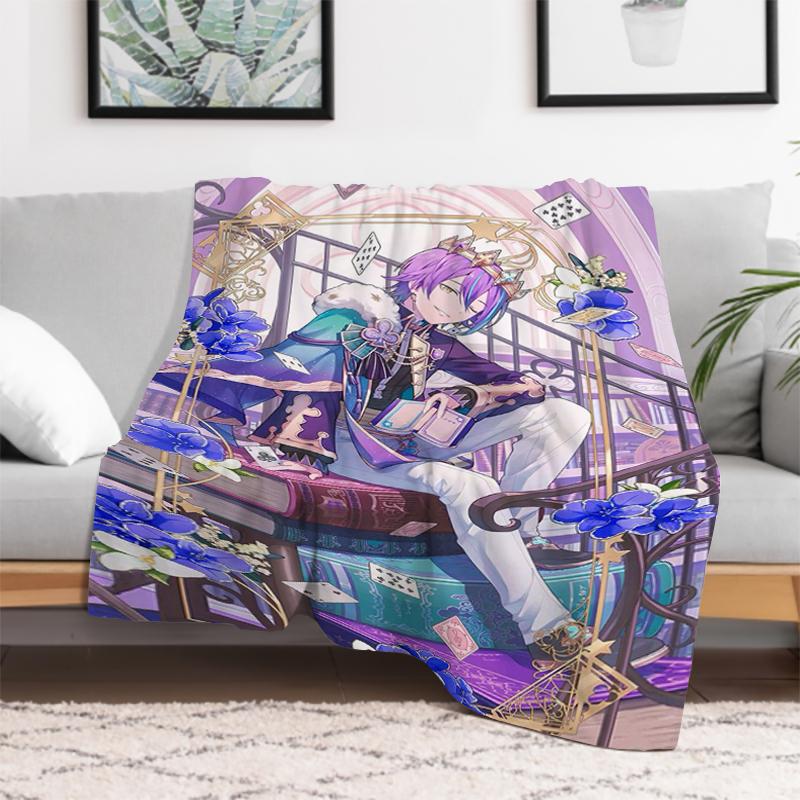 

Камиширо Руи Project Sekai Одеяло 4 сезона Мягкий Пушистый Плед Детский Взрослый Квилт Диван Кровать Плед Уличный Путешествия Кемпинг 30x40in