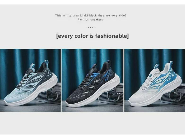 Herren Laufschuhe mit doppellagigem Netzgewebe, extra groß - Frühling/Herbst, Stoßdämpfend, Erhältlich in den Größen 46-50, Ideal für Jugendliche und Studenten