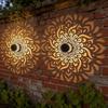 1-10PCS LED Solar Wall Light, IP44 Waterproof Warm Night Light for Garden Lawn Patio Steps Pathway Courtyard Camping Outdoor Decor