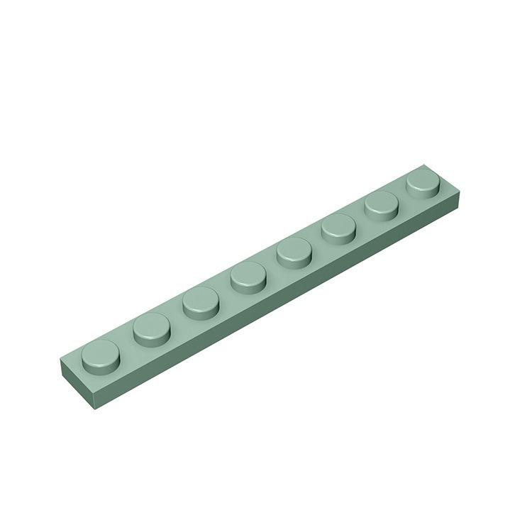 20Pcs MOC 3460 Plate 1 X 8 Brick Parts Building Blocks Particle DIY Kids Brain Game Assmble Toy Birthday Gift