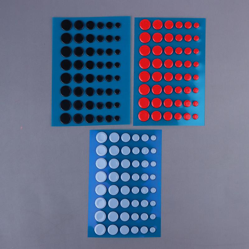 48 Stück/Packung Ultraglide Universal DIY Runde Punkte Mausskates Bremskontrolle Geschwindigkeit Schalldämpfer Füße Eis-Version Mäuse Gleiter PTFE