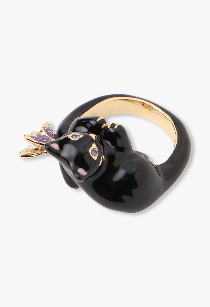 Black Cat Motif Ring SAMR0780LLXD [Anna Sui]