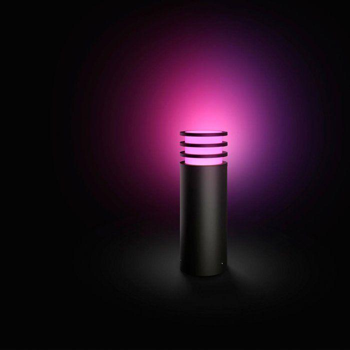 Lampe sur pied - PHILIPS HUE - Lucca - Anthracite - 1xA60 WCA - IP44