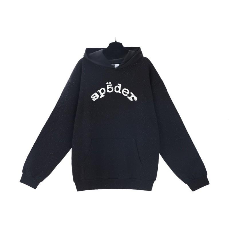 Sp5der Legacy Hoodie Spider Web Print