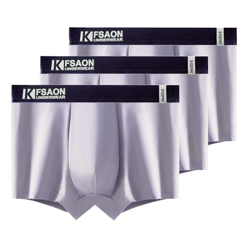 3 Pcs Men's Boxer Briefs Shorts Undies Underwear Breathable Undershorts Panties Boy Big Underpants L XL XXL 3XL 4XL