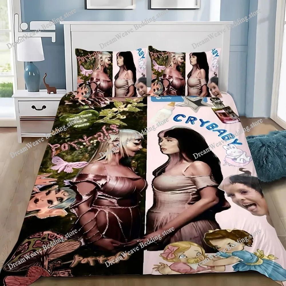 3D Print Melanie Martinez Music Bedding Set Duvet Cover Set With Pillowcase Bedroom Decor Microfiber