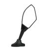 Universal Motorcycle Rearview Mirrors HD with Lights Flat Mirror Black Modified Reversing Reflector