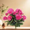 2 st 32 cm Konstgjorda Blommor Pelargoner Nonwoven Trädgårdsväxter Buske Inomhus- och Utomhusbruk för Trädgård Uteplats Vas Bordsdekoration