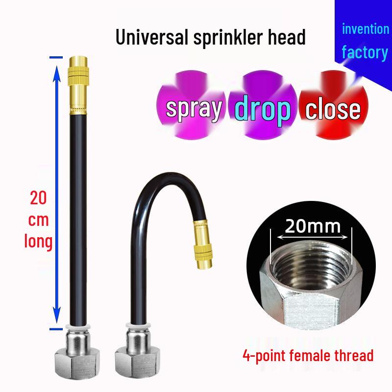Universal Sprinkler: Adjustable Automatic Watering & Cooling Device for Drip, Spray, & Atomization Irrigation