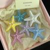2PCS Korean Style Starfish Hair Clip Beach Sweet Bangs Clip Fashion Starfish Hairpin  Barrettes