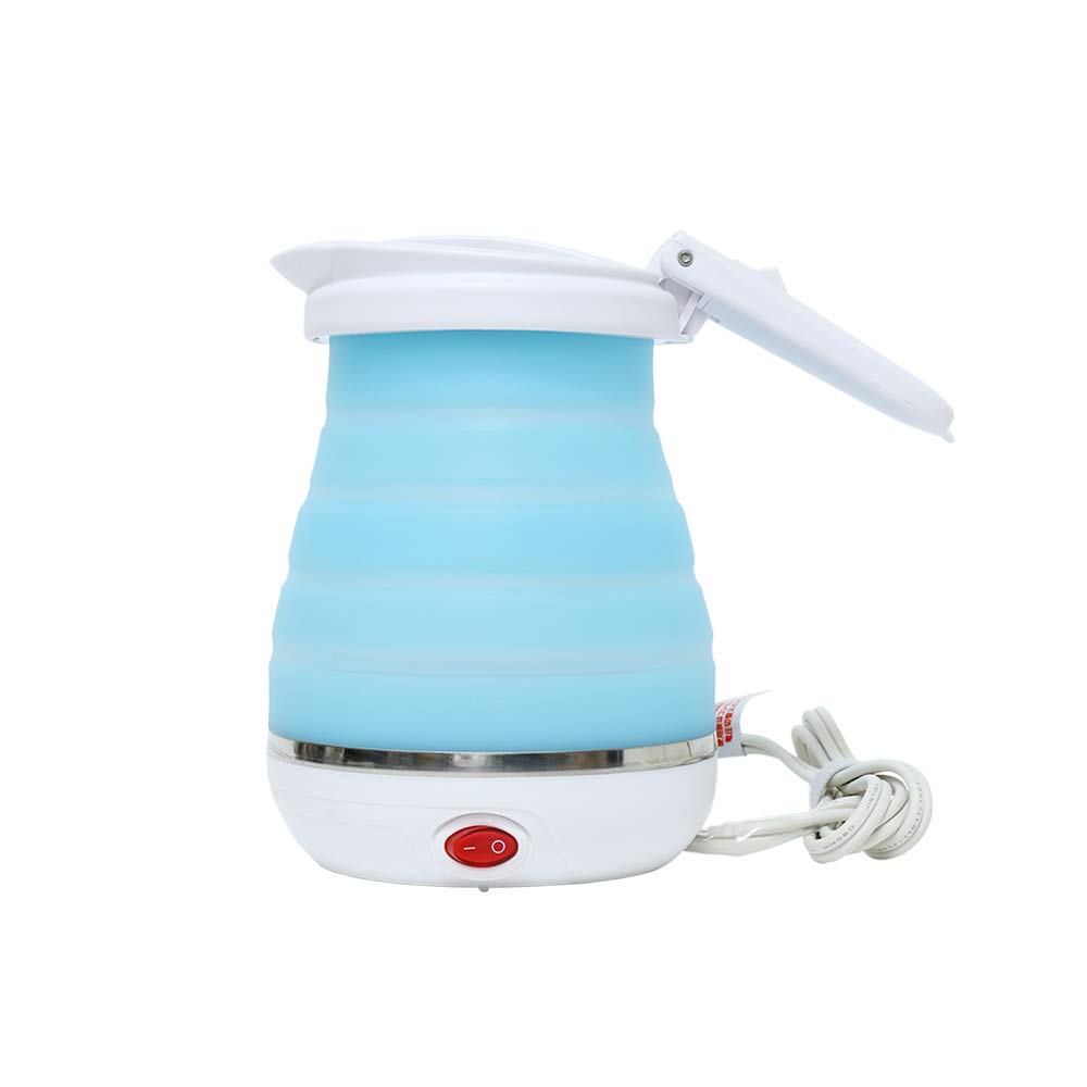 

Miyoshi foldable electric kettle light blue 800ml for people 2~3 MBE-TK03/BL
