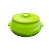 Collapsible Microwave Food Cover and Cushion BPA Free Heat Resistant Microwave Splatter Cover Multifuction Kitchen Gadget