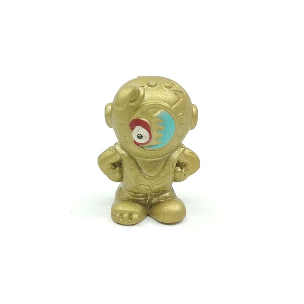 Zomlings Originaux ULTRA RARES OR Argenté Styles Superzings Figurines d'Action PVC Collection Limitée Jouet Espagnol Cadeau d'Anniversaire pour Garçons