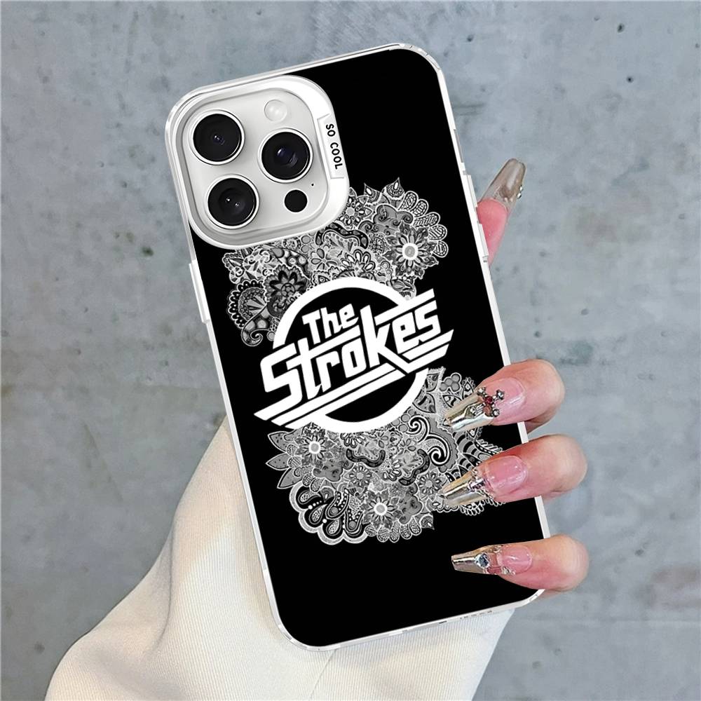 

Classic Famous Rock Band The S-strokes Phone Case For IPhone 17 16 15 14 13 Pro Matte Shockproof Back Anti Fall Matte Cover iPhone 11 pro