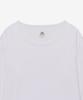 BASIC HOUSE Women'S Flowy Spandex U-Neck Oversized Long Sleeve T-Shirt White