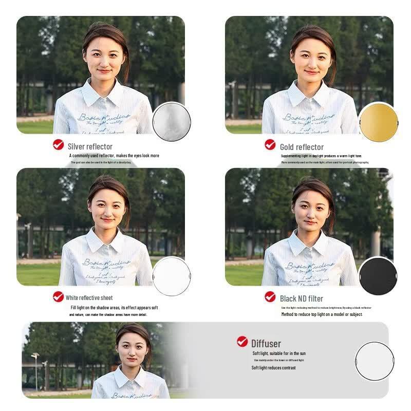 OLOEY Portable Folding Photography Reflector
