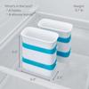 Qeuhehdi Food Block Maker 3D Soup Freezing Mold Kitchen Ice Making Tool Food Freezer Container Molds For Soup Broth Sauce Butter