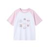 Flo Romy Girls' Cartoon Dog Print Short Sleeve T-Shirt