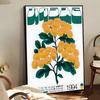 Okinawa Sakura Leinwand Wandkunst Druck Kunst Poster Retro Leinwandbild Zimmer Bar Café Wandmalerei