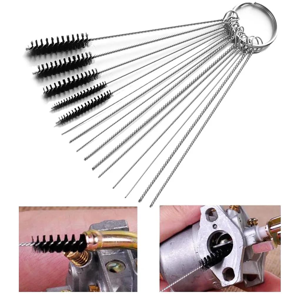 Motorcycle Carburetor Cleaning Tool Set - Made of Aluminum + Stainless Alloy + Nylon,