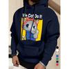 Men's Casual Hooded Sweatshirt, Versatile and Comfortable
