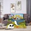 Puffin Rock Oona Baba   Blankets Quality Warm  Throw Blanket Winter Airplane Travel Couch Chair Novelty Bedspread