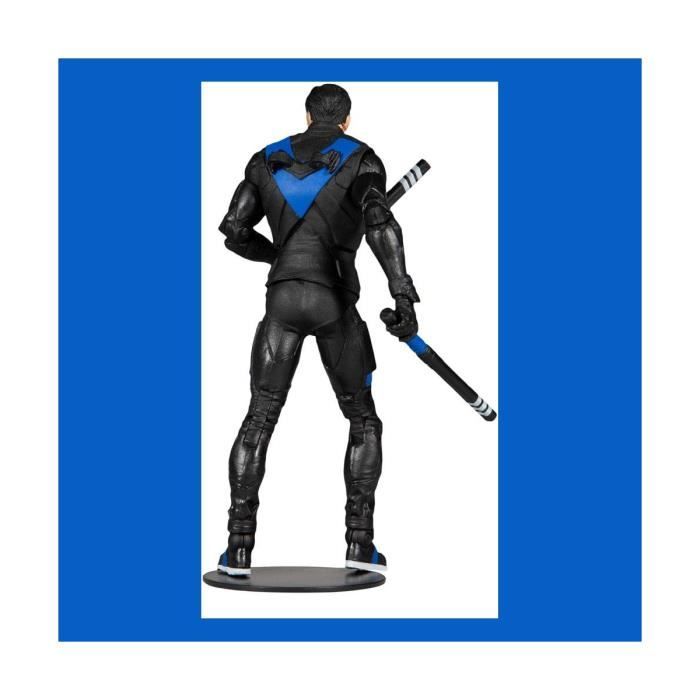 Figurine - mcfarlane toys - nightwing - 18 cm - dc gaming - détails gotham knights