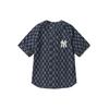 New MLB Old Flower Shirts Unisex Dark Blue 3ABSN1014-50BLD