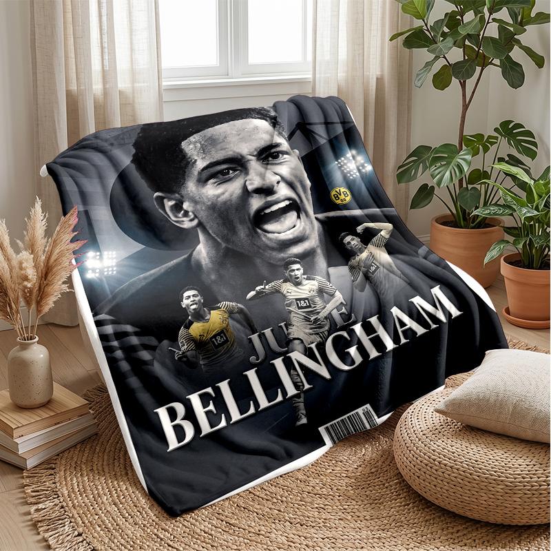 Jude Bellingham Soft Flannel Fleece Blanket Lightweight Cozy Warm Throw Blanket For Sofa Bed Home Decor