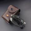 Retro Ultra Light Folding Square Metal Frame Photochromic Myopia Glasses Mini Portable For Both Men And Women Diopter To -4.0