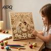 Christmas Decorations for Home Faux Pearl Art Kit DIY Church Painting Jesus Family Crafting Activities Holy Wall Decor Craft Kit Adults Handmade