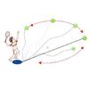 Self-Pracitce Tennis Practice Training Tool Tennis Trainer Ball with String Ball