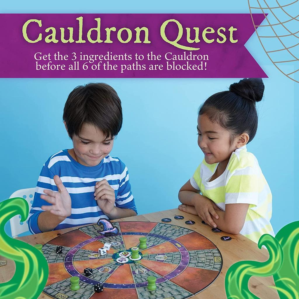 Peaceable Kingdom Cooperative Board Game Cauldron Quest GMC6 Authentic Children's