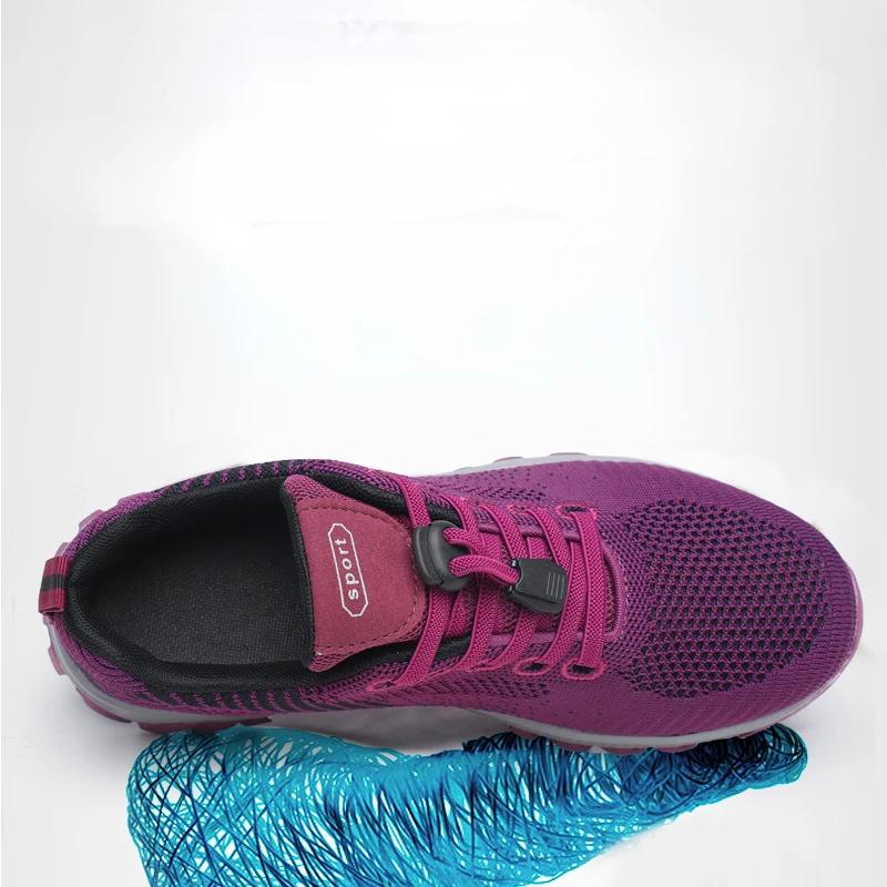 Fashion Large size Women's Shoes Fashion Soft Sole Anti-slip Mesh Lightweight Comfort Sneakers Shoes for Women Zapatos De Mujer 2024