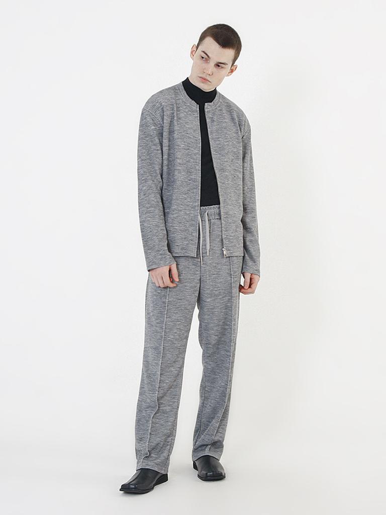 Chaenseseunoi Essential Banding Knit Pants (Gray)