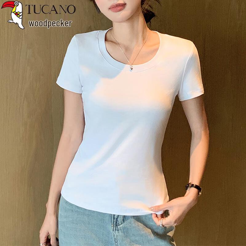 Woodpecker Women's Short Sleeve Round Neck T-Shirt