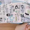 M5 5 Holes Pink Blue Love Cowboy Loose leaf Ledger High Beauty Portable Pocket Notebook