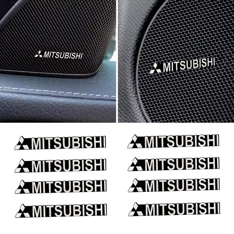 Głośnik Samochodowy Audio Dekoracja 3D Aluminiowa Odznaka Naklejka Emblemat Samochodowy Naklejka Dla Mitsubishi Colt Xpander Triton Outlander Pajero Lance