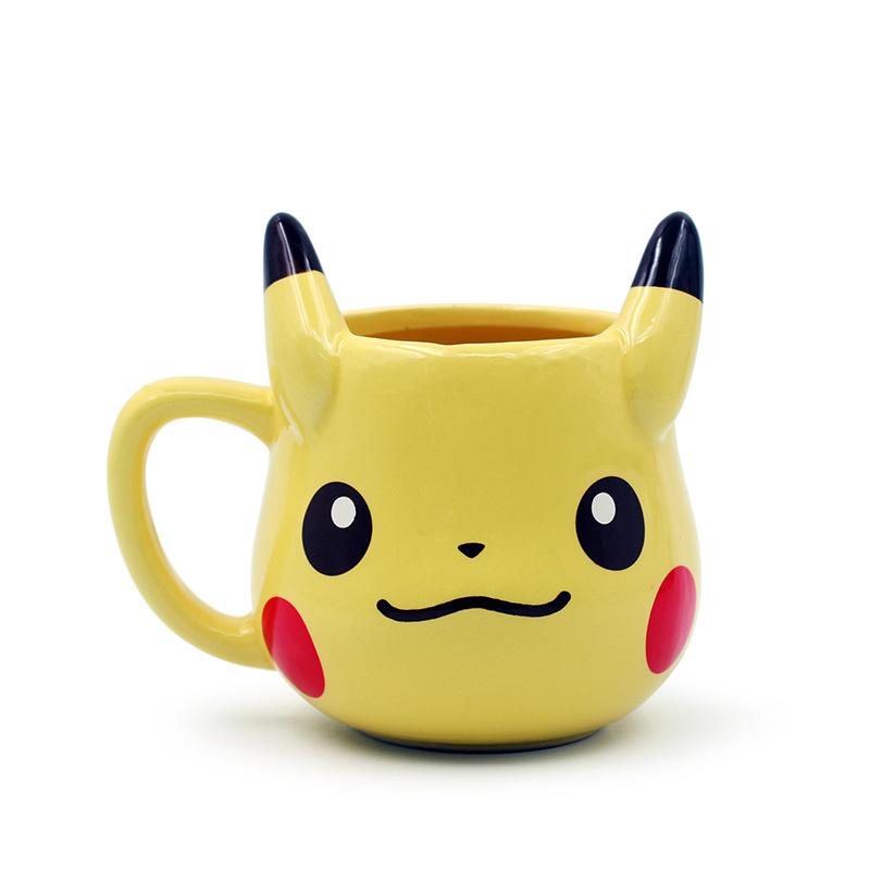 Japanische Anime Keramiktassen, Becher, Kinderwassertassen, Mädchenbecher, Niedliche Pikachu-Tassen, Pokéball-Tassen