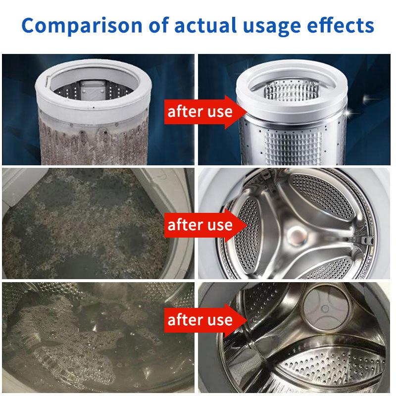 12PCS Washer Cleaning Tablets Multi-Model Suitability Deep Cleanse for Top Load and Front Load Machines