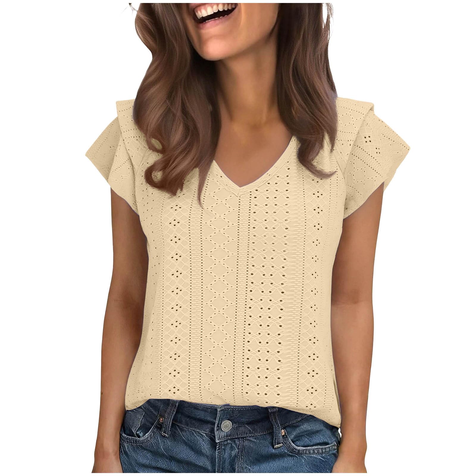 

Женский топ без рукавов, повседневная удобная блузка L бежевый