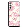 Phone Case Cover for Samsung Galaxy S25 Edge S24 S23 S22 S20 S21 FE Ultra S10 S10E Plus 5G Soft TPU Bow-Knot Pink Bow Pattern