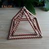 Metal Wire Energy Pyramid Decoration Cube of Power 188 MHz Tensor Style Pyramid Promotes Health Enhances Fields Space Purifying Healing Pyramid