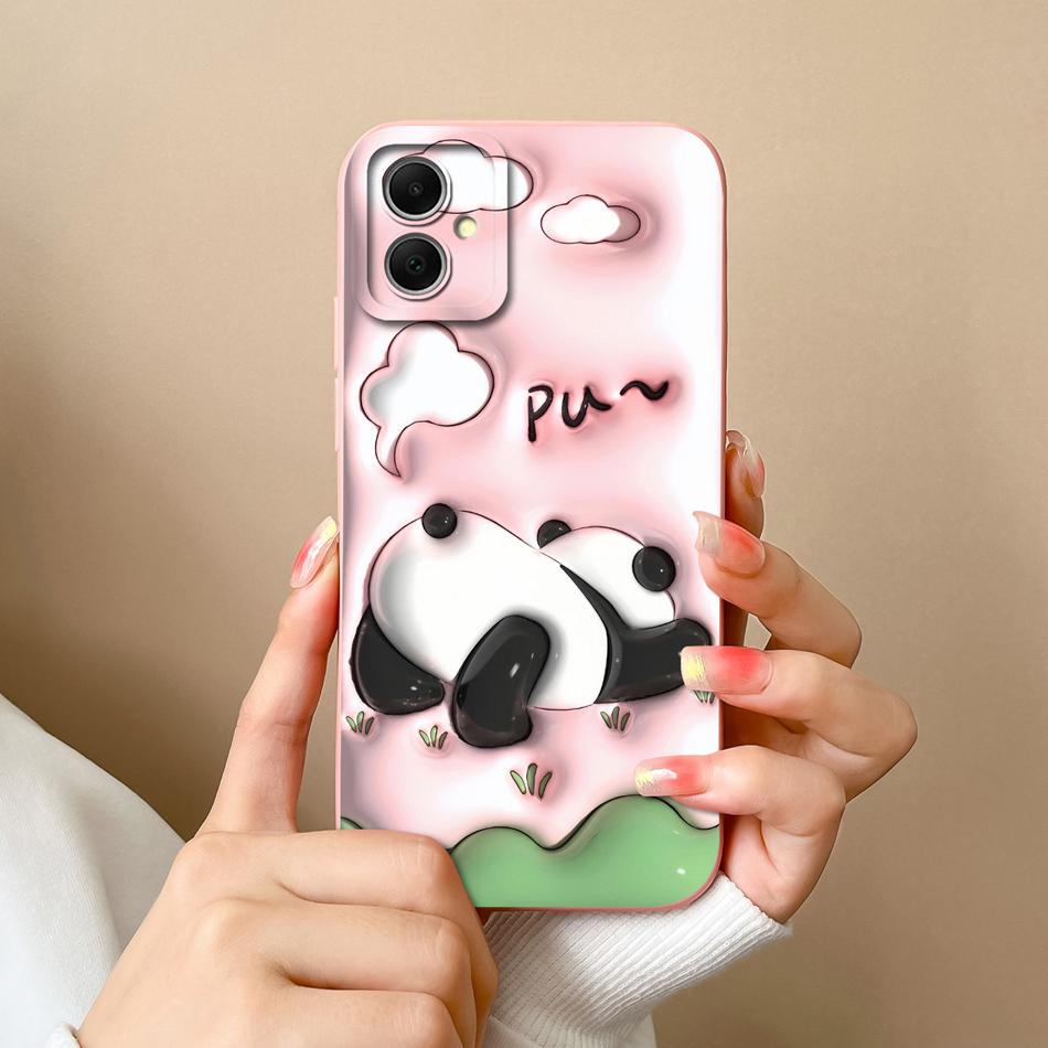 For Samsung Galaxy A05 A05S Case Cute Design Full Protection Funda For Samsung A 05 Soft Liquid Silicone Phone Back Cover Coque