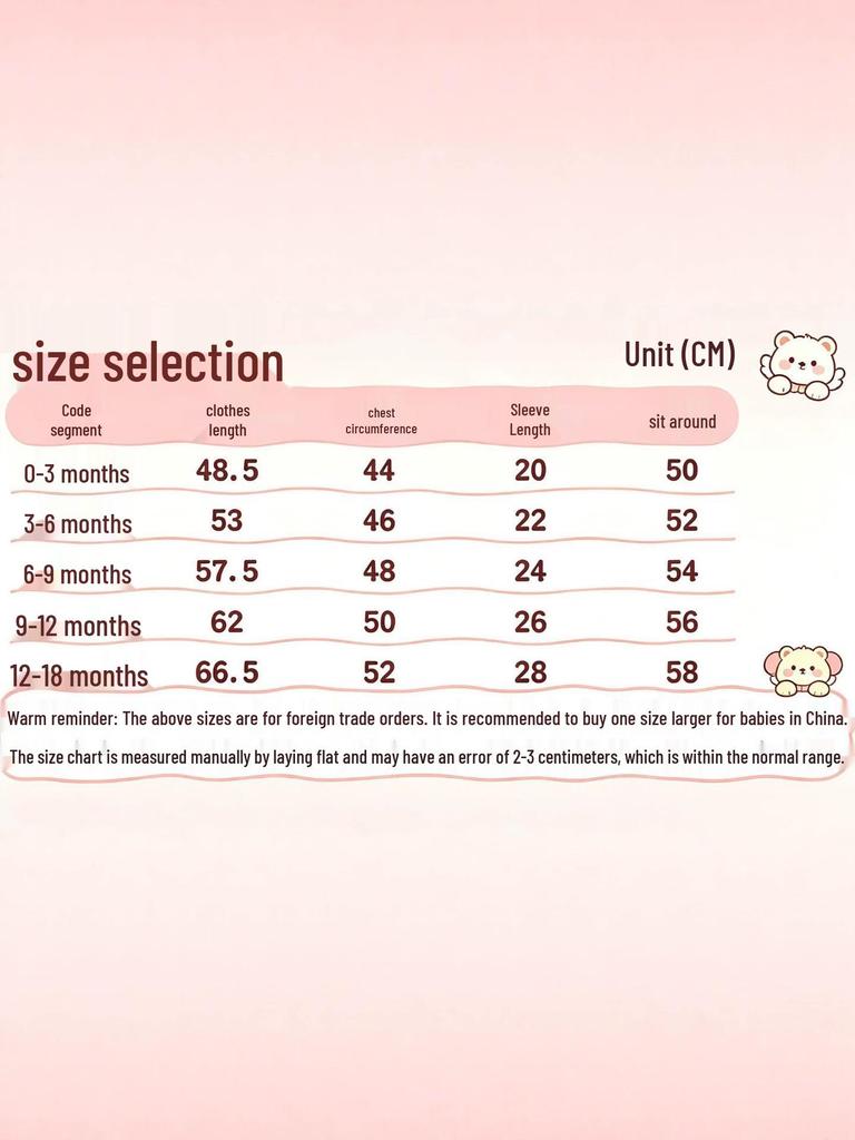 Newborn Pure Cotton Long Sleeve Romper Pajamas